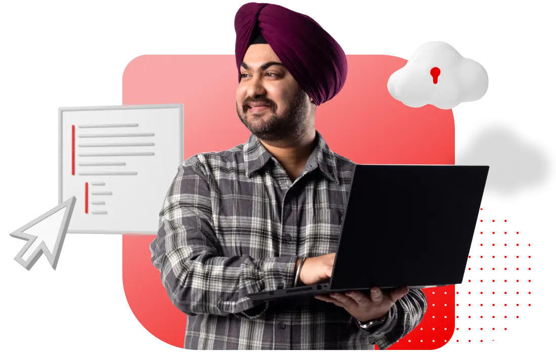 My Red Hat Account graphic